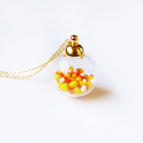 Tiny on sale jar necklace